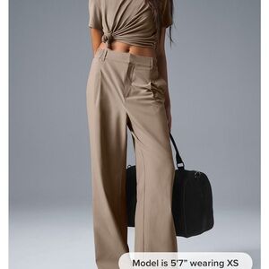 Alo gravel high waist pursuit trouser small